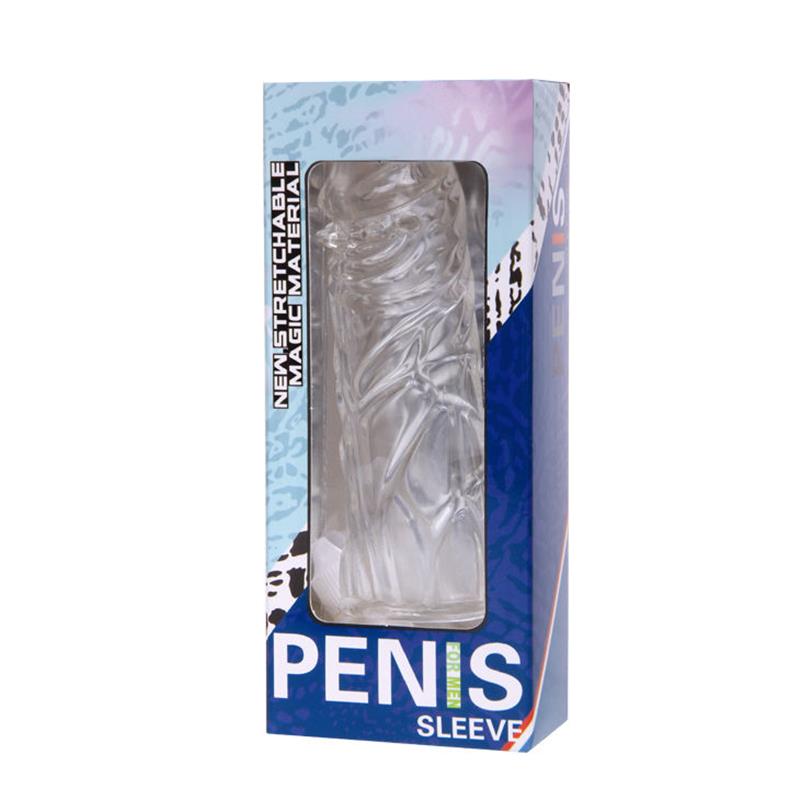 PROZIRNI SILIKONSKI PREKRIVAČ ZA PENIS 13 CM