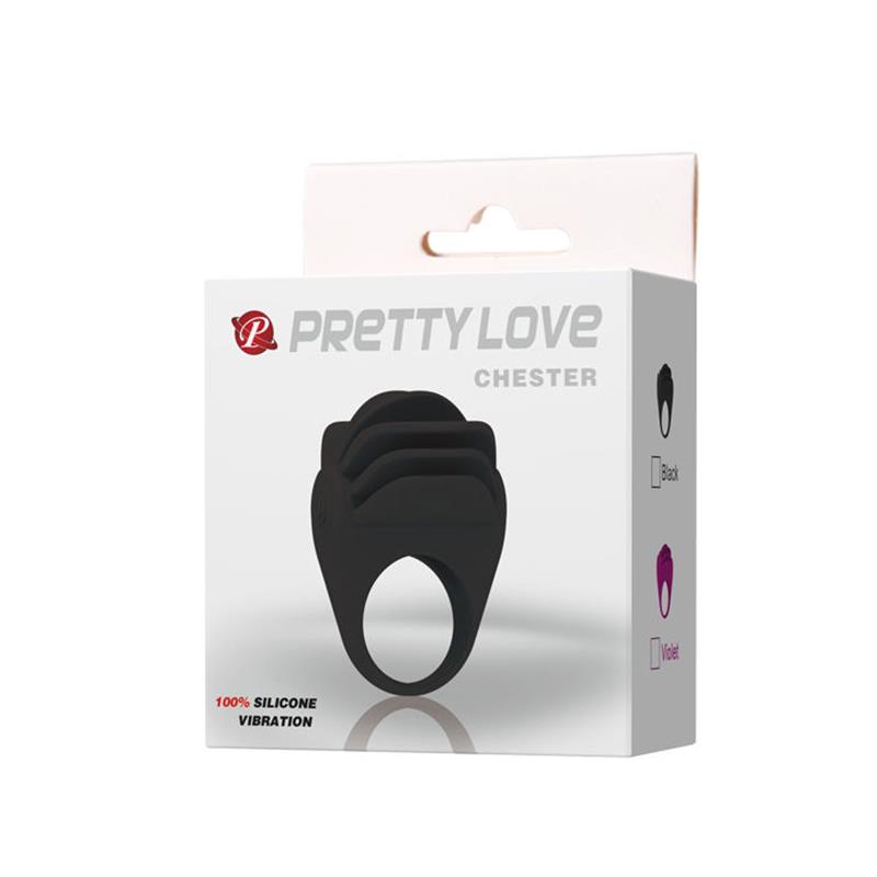 CHESTER ČRN VIBRATOR OBROČ