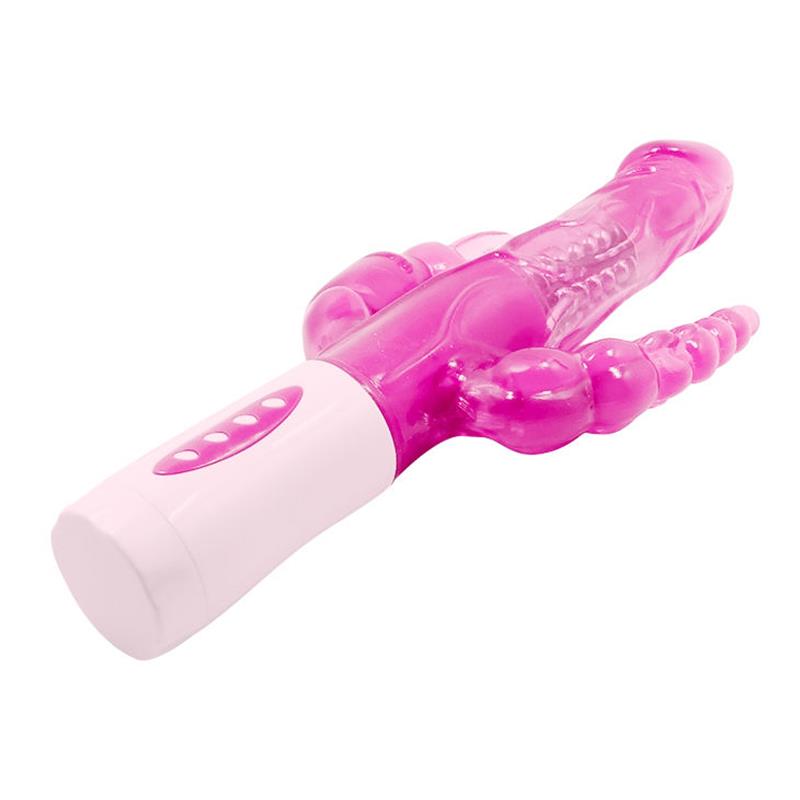 PRETTY BUNNY TRIPLE VIBRATOR ROTATOR