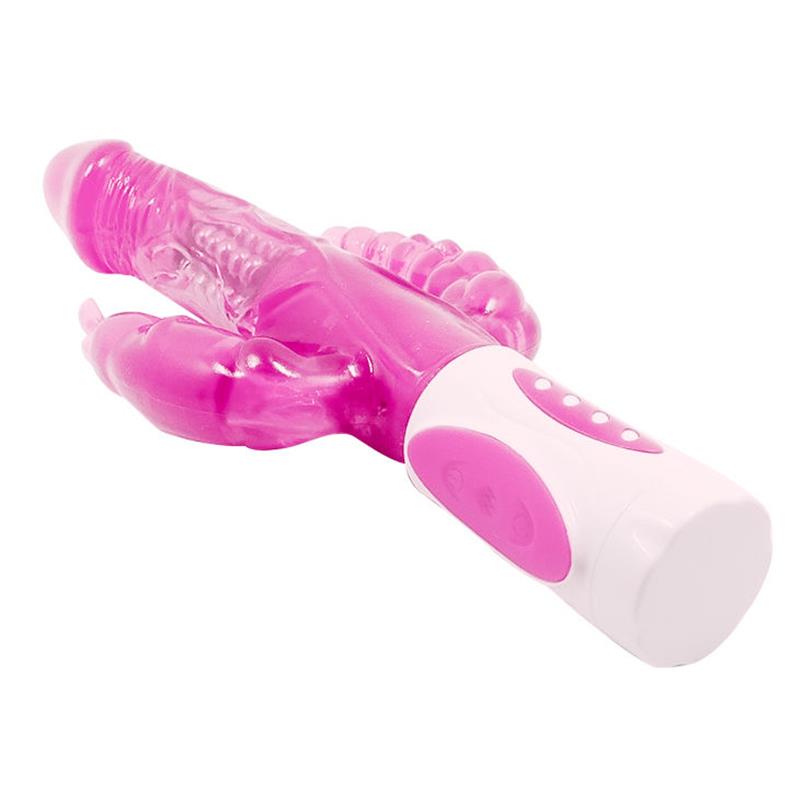 PRETTY BUNNY TRIPLE VIBRATOR ROTATOR