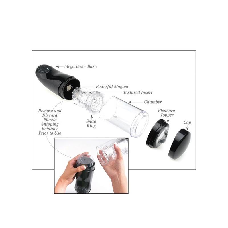 PDX MEGA BATOR USB MALE MASTURBATOR MOUTH RED