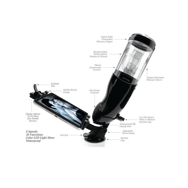 PDX MEGA BATOR USB MALE MASTURBATOR MOUTH RED