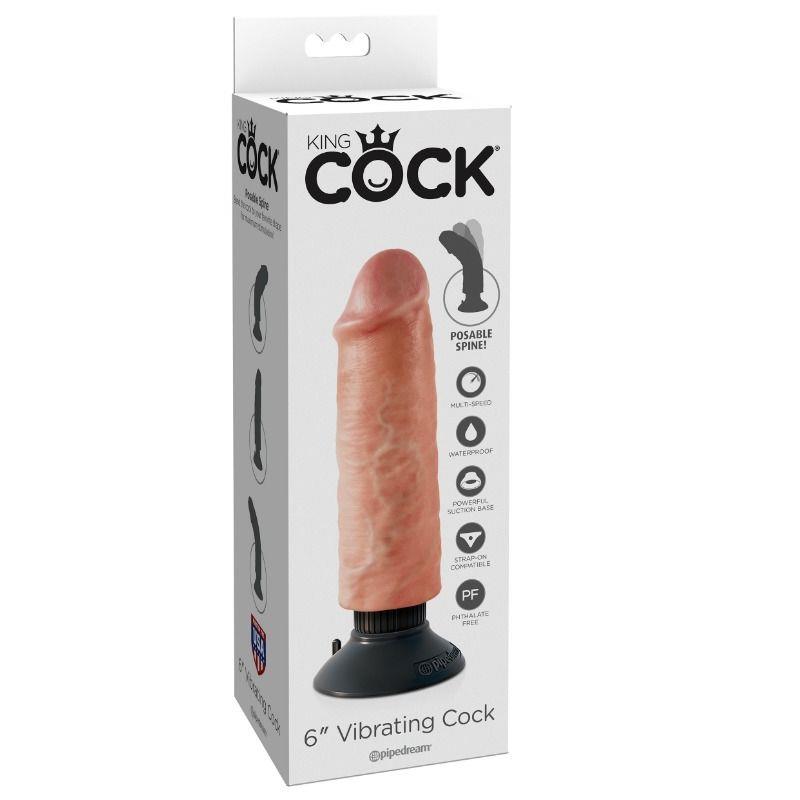 15.24 CM VIBRIRAJOČI PENIS KOŽA