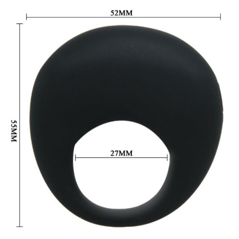 TRAP VIBRATOR RING BLACK