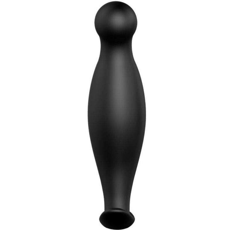 SILICONE ANAL PLUG 11.7 CM BLACK