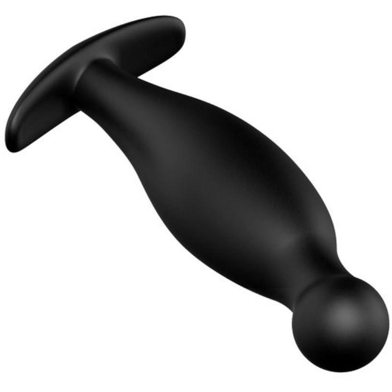 SILICONE ANAL PLUG 11.7 CM BLACK