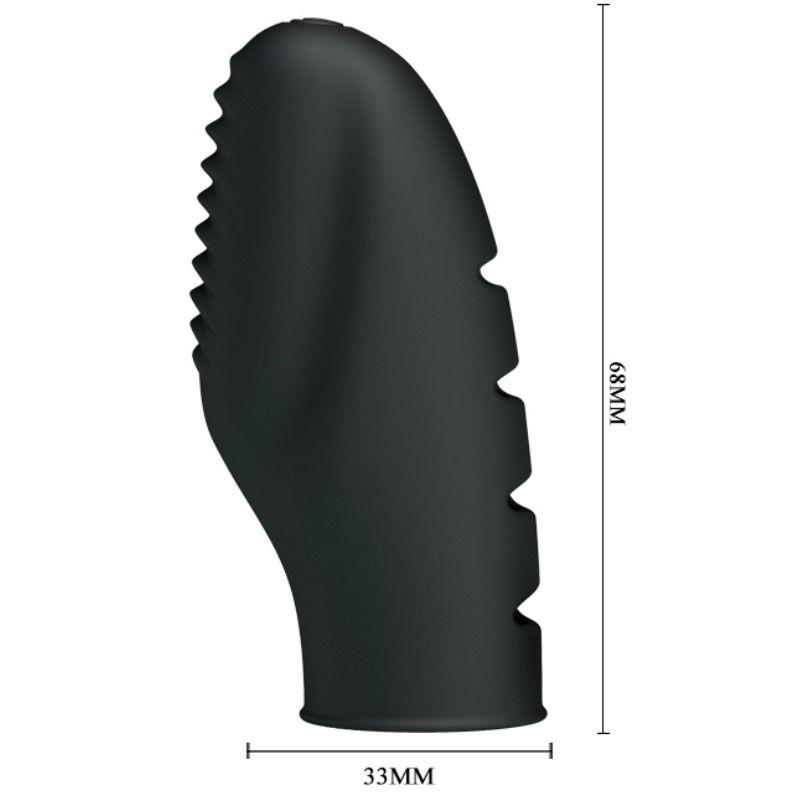 FLIRTATION STANFORD BLACK VIBRATION THIMBLE