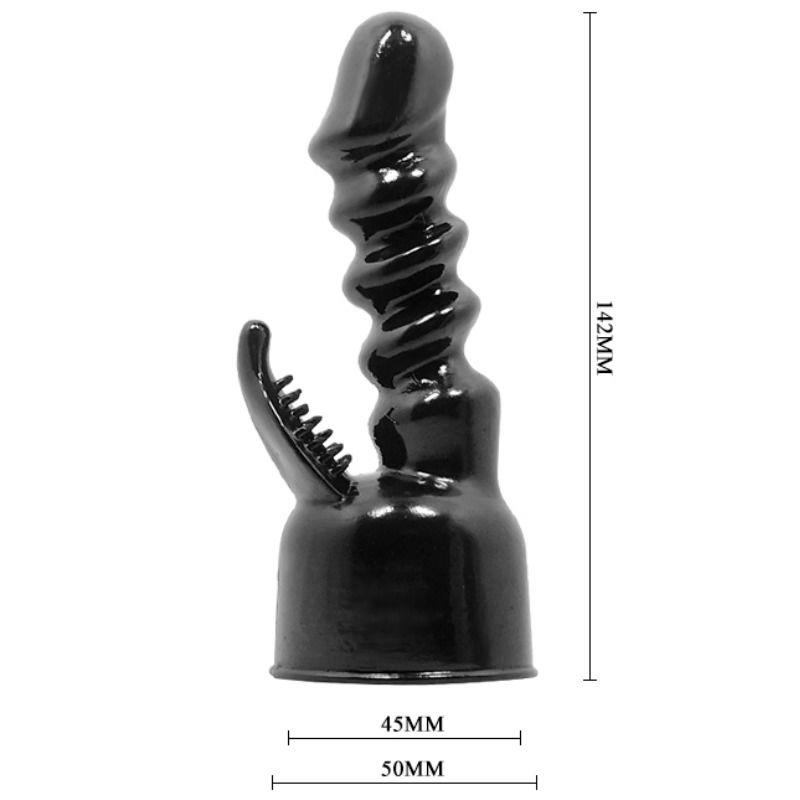 POWER HEAD INTERCHANGEABLE HEAD FOR INTERNAL AND CLITORIS STIMULATION