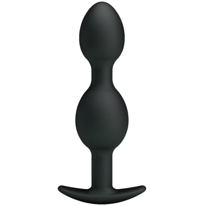 SILICONE ANAL BALLS 12.5 CM BLACK