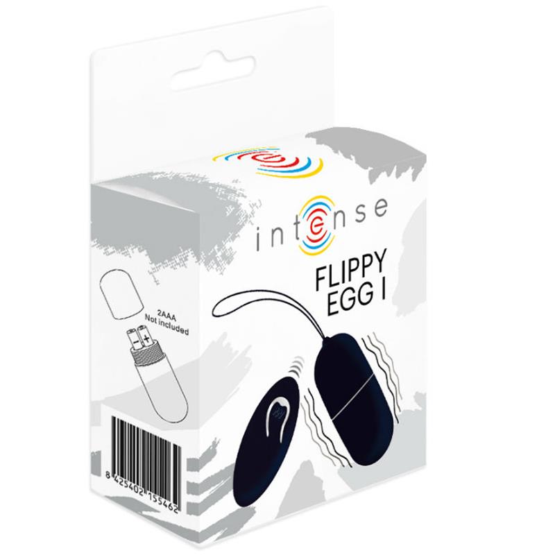 FLIPPY I VIBRATING EGG WITH REMOTE CONTROL BLACK