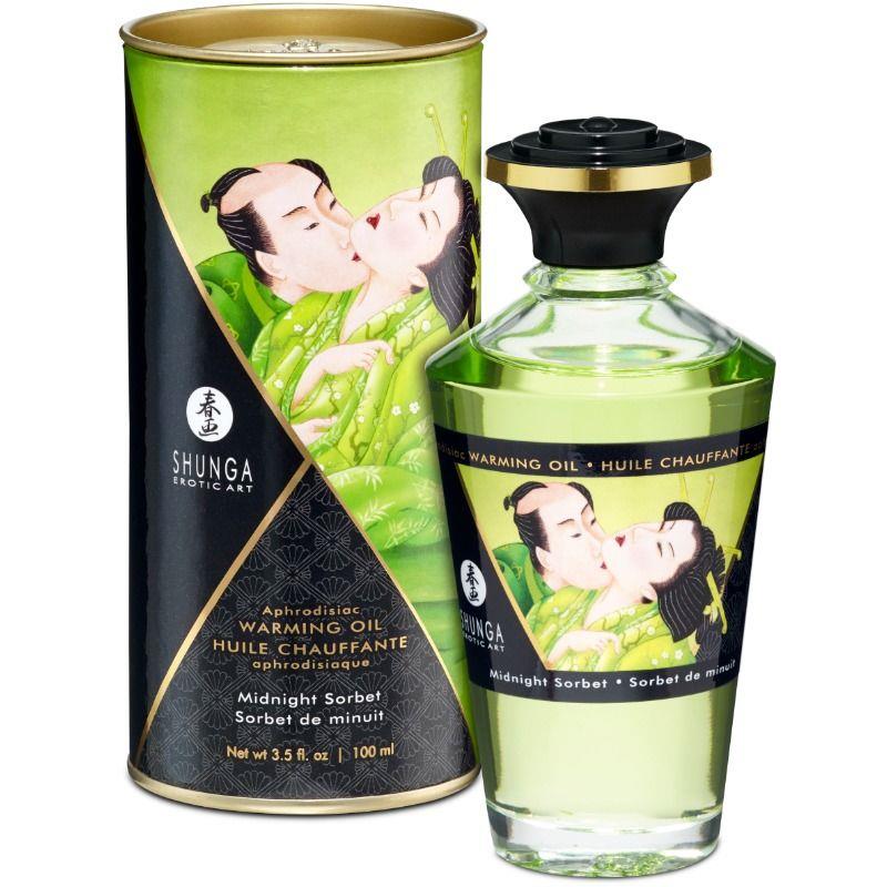 ULJE ZA MASAŽU S EFEKTOM TOPLINE OKUS MIDNIGHT SORBET 100 ML