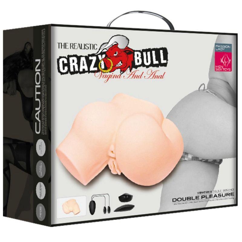 BUTT WITH REALISTIC VAGINA AND ANUS AND VIBRATION