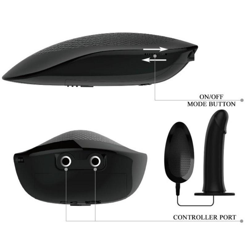 VITO STRAP ON S HOLLOW DILDO I VIBRACIJOM 17.3 CM