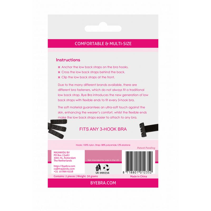 OPEN BACK BRA ADAPTER BLACK & WHITE