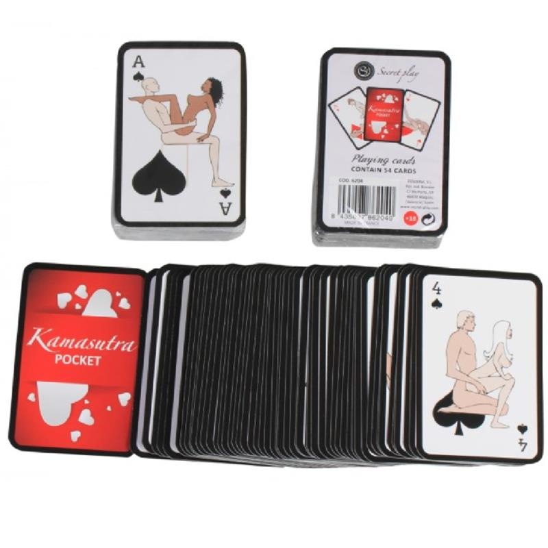 POCKET KAMASUTRA PLAYING CARDS (ES/EN/PT/IT/FR/DE)