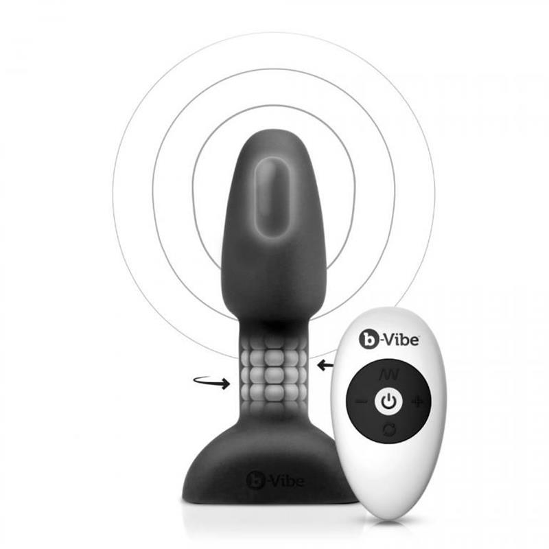 RIMMING REMOTE CONTROL ANAL PLUG PETITE BLACK