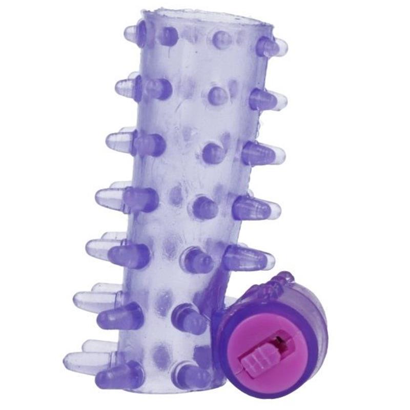 RING VIBRATING SLEEVE PURPLE