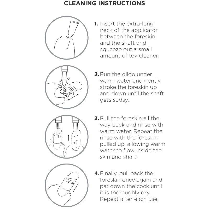 REALISTIČNI DILDO UNCUT FLESH 21 CM