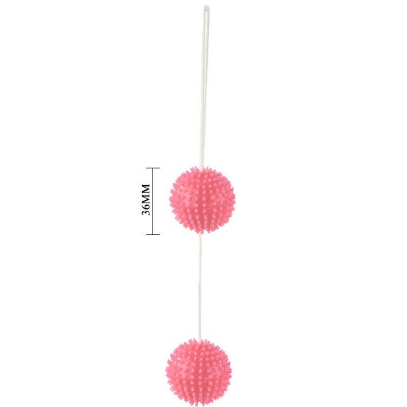 A DEEPLY PLEASURE PINK TEXTURED BALLS 3.6 CM