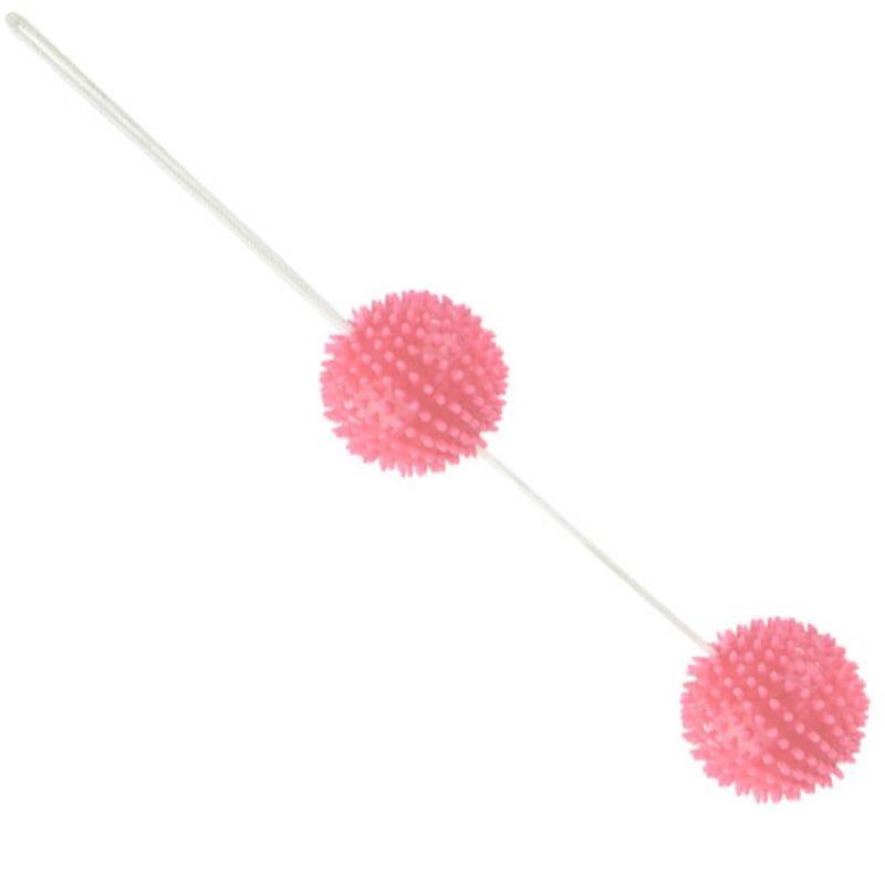 A DEEPLY PLEASURE PINK TEXTURED BALLS 3.6 CM