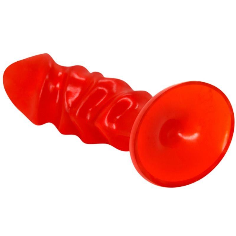 UNISEX ANAL PLUG WITH RED SUCTION CUP