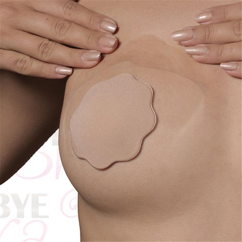 BREASTS ENHANCER + NIPPLE COVERS SILK CUP D/F