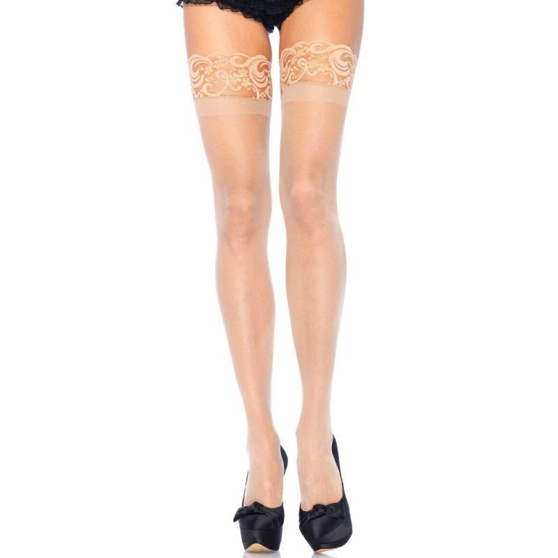 PLUS SIZE SHEER STAY UPS BEIGE PLUS SIZE