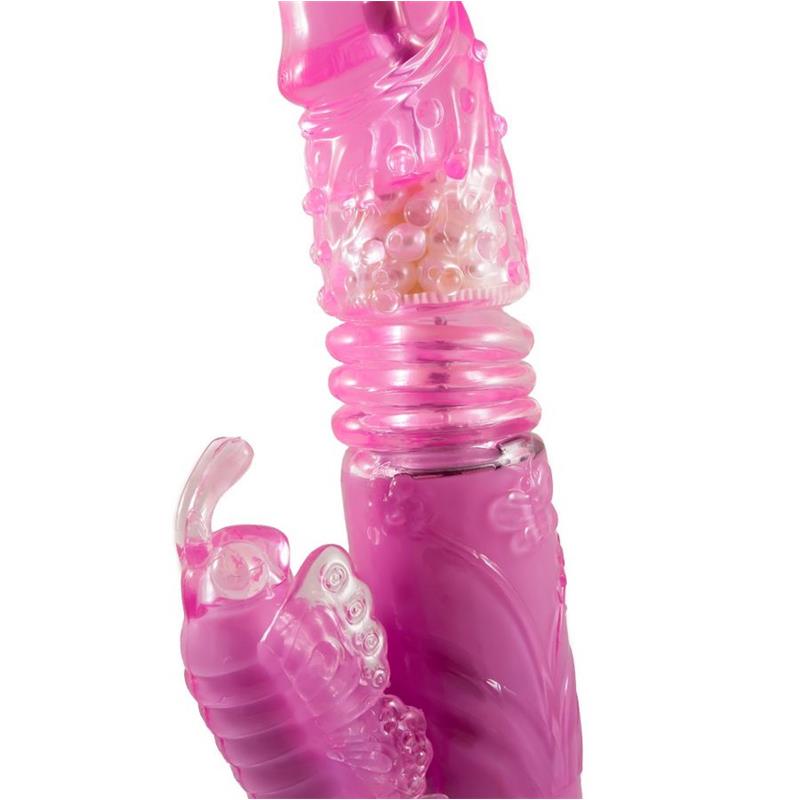 TRAVEL PARTNER UP & DOWN ROTATOR RABBIT PINK