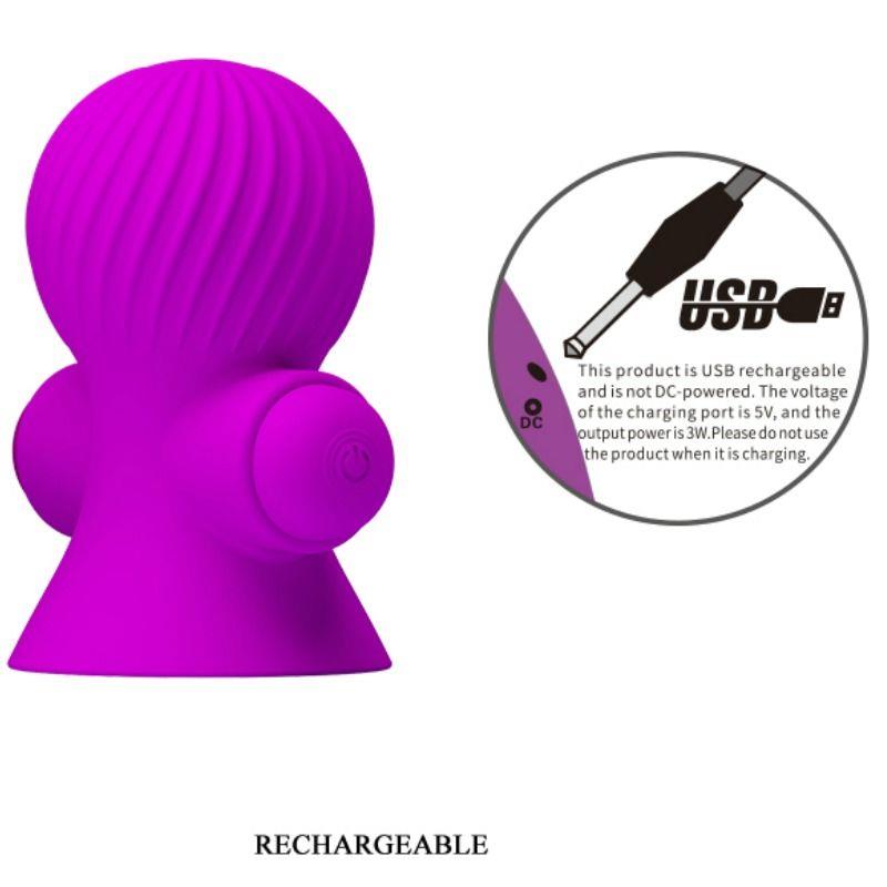 NIPPLE STIMULATORS 12M LILAC VIBRATION