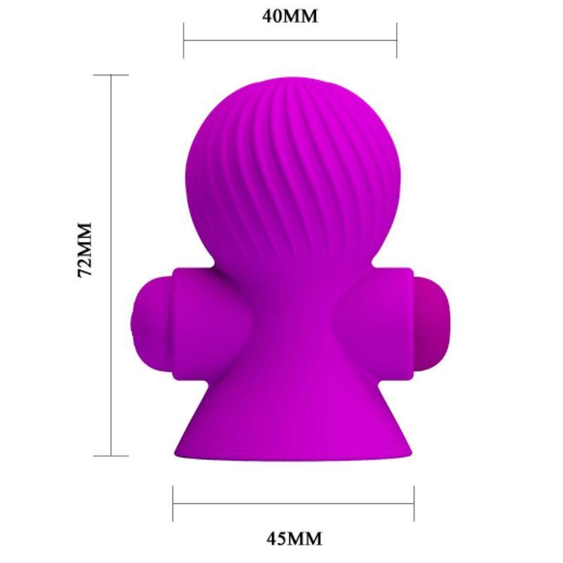 NIPPLE STIMULATORS 12M LILAC VIBRATION