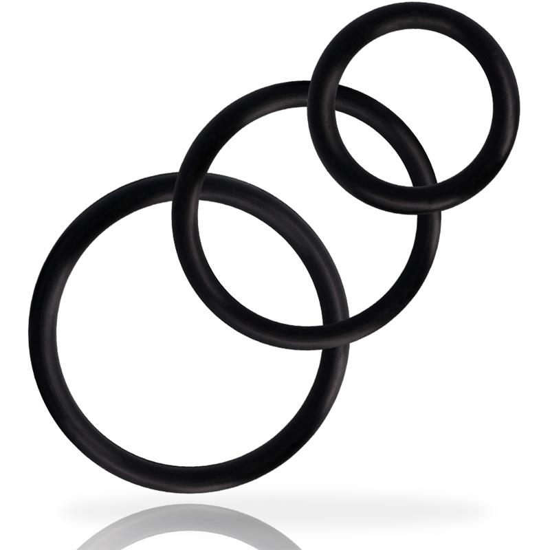RINGS SET FOR PENIS BLACK