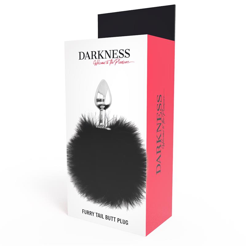 EKSTRA ANALNI BUTTPLUG S REPOM ČRN 7 CM