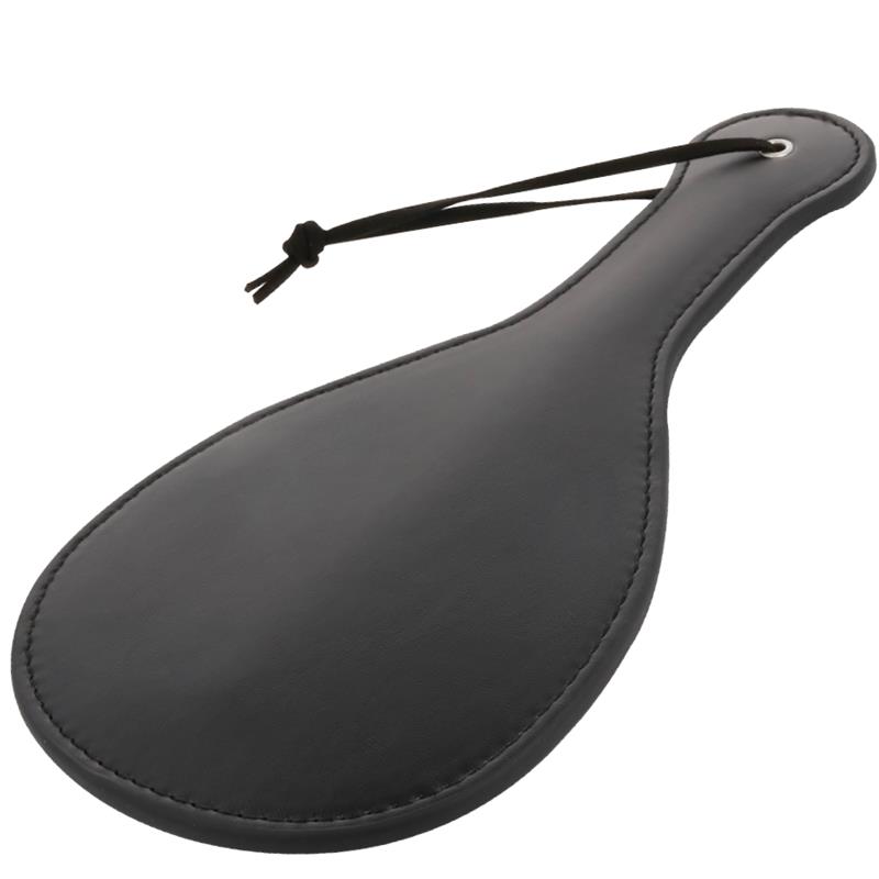 ROUNDED BLACK FETISH PADDLE