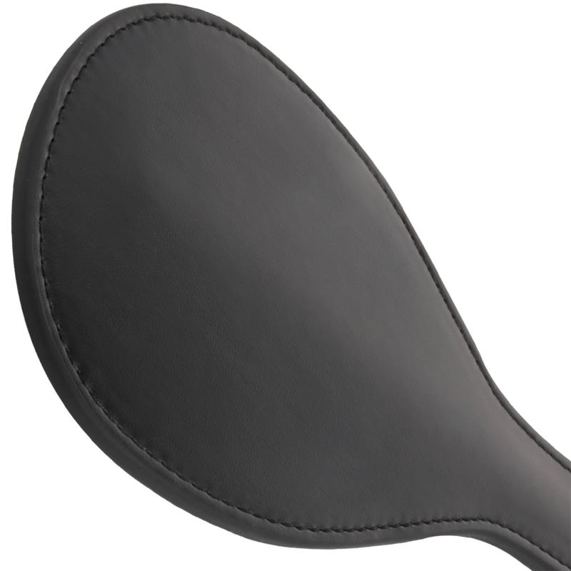 ROUNDED BLACK FETISH PADDLE