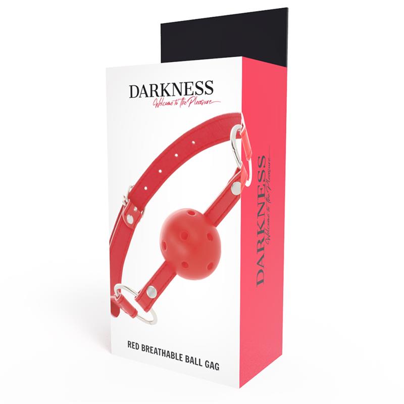 RED BREATHABLE GAG