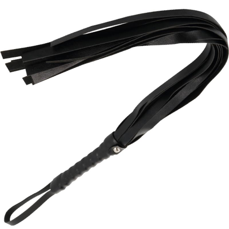 BLACK BONDAGE WHIP 45 CM