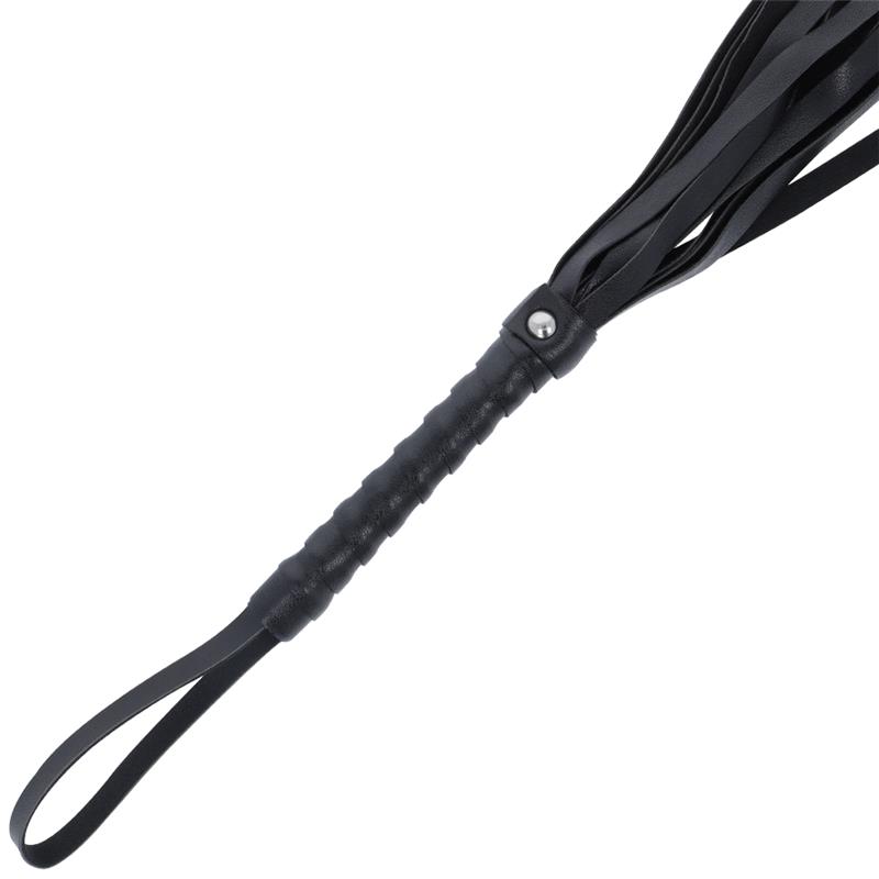 BLACK BONDAGE WHIP 45 CM