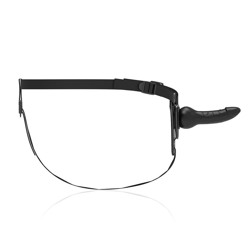 BLACK SILICONE REALISTIC 16 CM