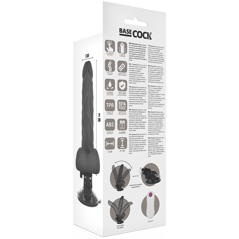 REALISTIČNI SAVITLJIV DALJINSKI KONTROLNI PENIS 21 CM -O- 5 CM