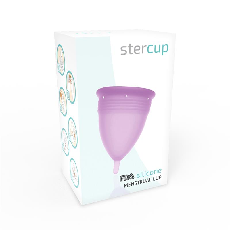 FDA SILICONE MENSTRUAL CUP VIOLET - SIZE L