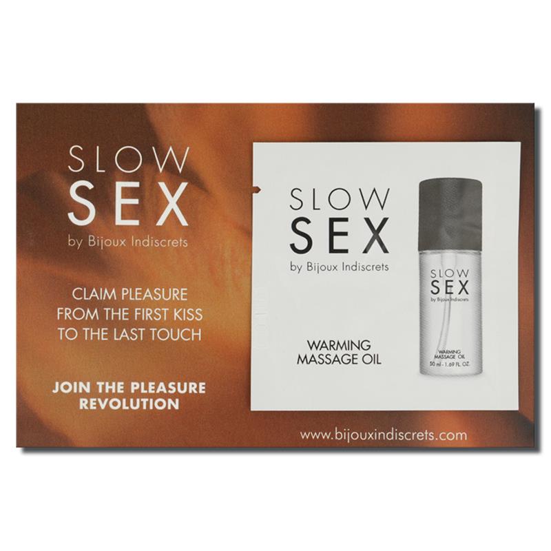 SLOW SEX ULJE ZA MASAŽU UČINAK TOPLINE 2 ML