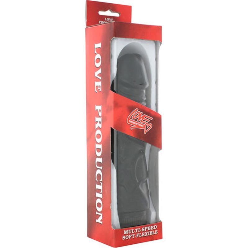 PERFECT PLEASURES BLACK VIBRATOR 22 CM
