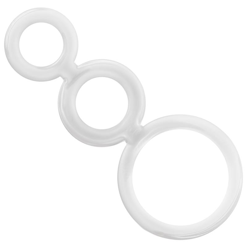 RINGS SET FOR PENIS TRANSPARENT