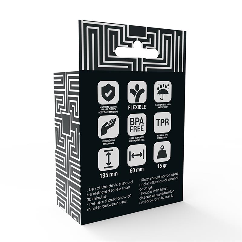 RINGS SET FOR PENIS TRANSPARENT