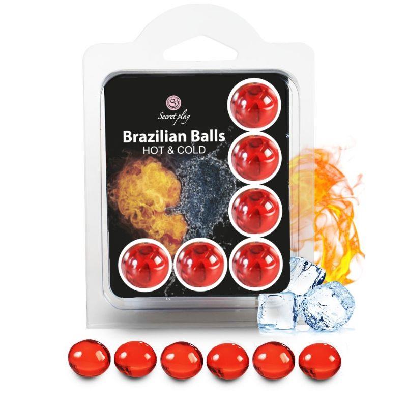 SET 6 BRAZILIAN BALLS HOT AND COLD EFFECT