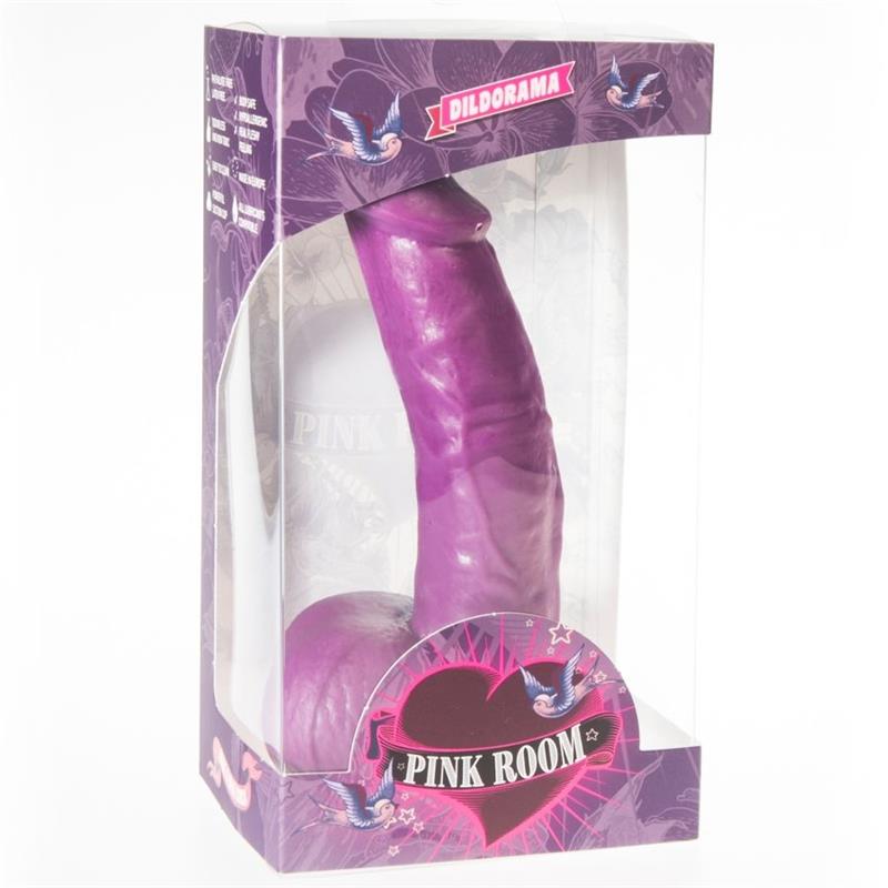 CONNOR REALISTIČNI DILDO PURPLE 16 CM