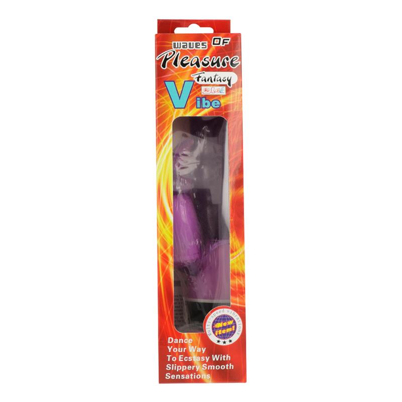 WAVES OF PLEASURE FANTASY VIBRATOR WITH LILAC RABBIT 23 CM