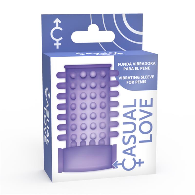 RING VIBRATING SLEEVE PURPLE