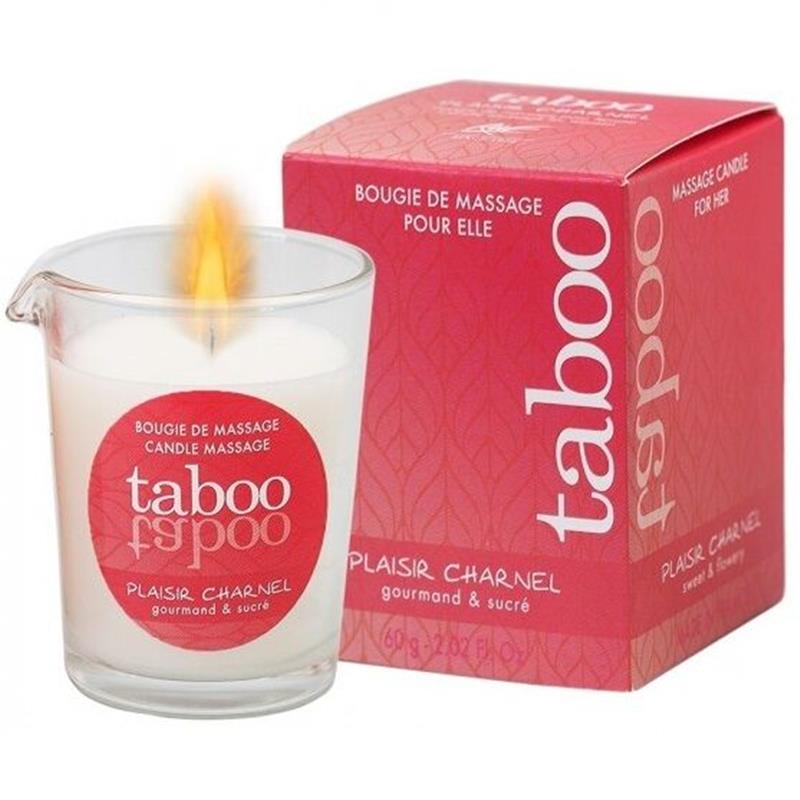 TABOO MASSAGE CANDLE FOR HER PLAISIR CHARNEL COCOA FLOWER AROMA