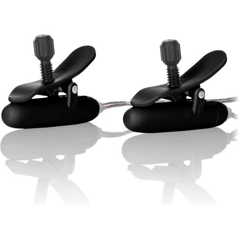 VIBR HEATED NIPPLE TEASERS BLACK